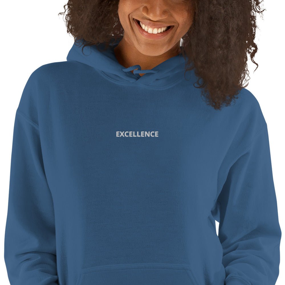 Embroidered EXCELLENCE Unisex Hoodie - Essential Excellence Co.