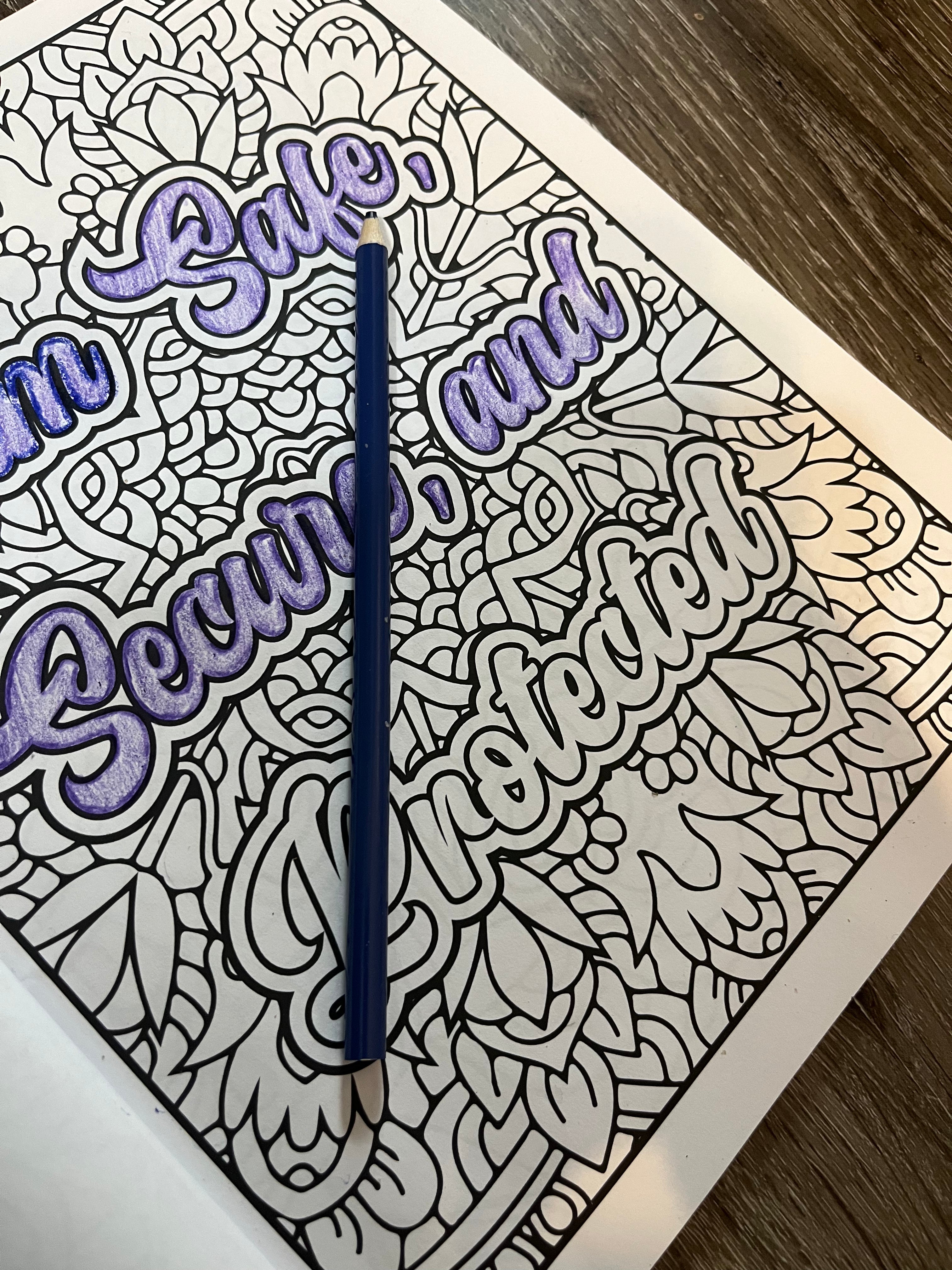 I Deserve: An Inspirational and Motivational Adult Coloring Book