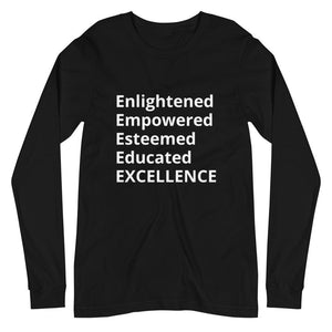 Unisex Long Sleeve EXCELLENCE Tee - Essential Excellence Co.